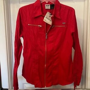NWT Women’s Harley-Davidson Zip Up Long Sleeve